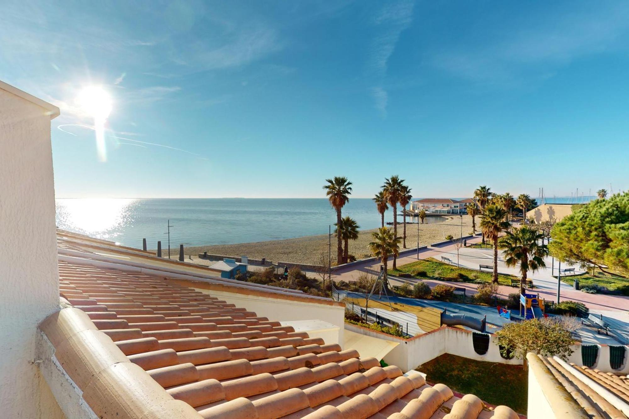 Appartement T2 Vue Plage Meze Proche Sete Exterior foto
